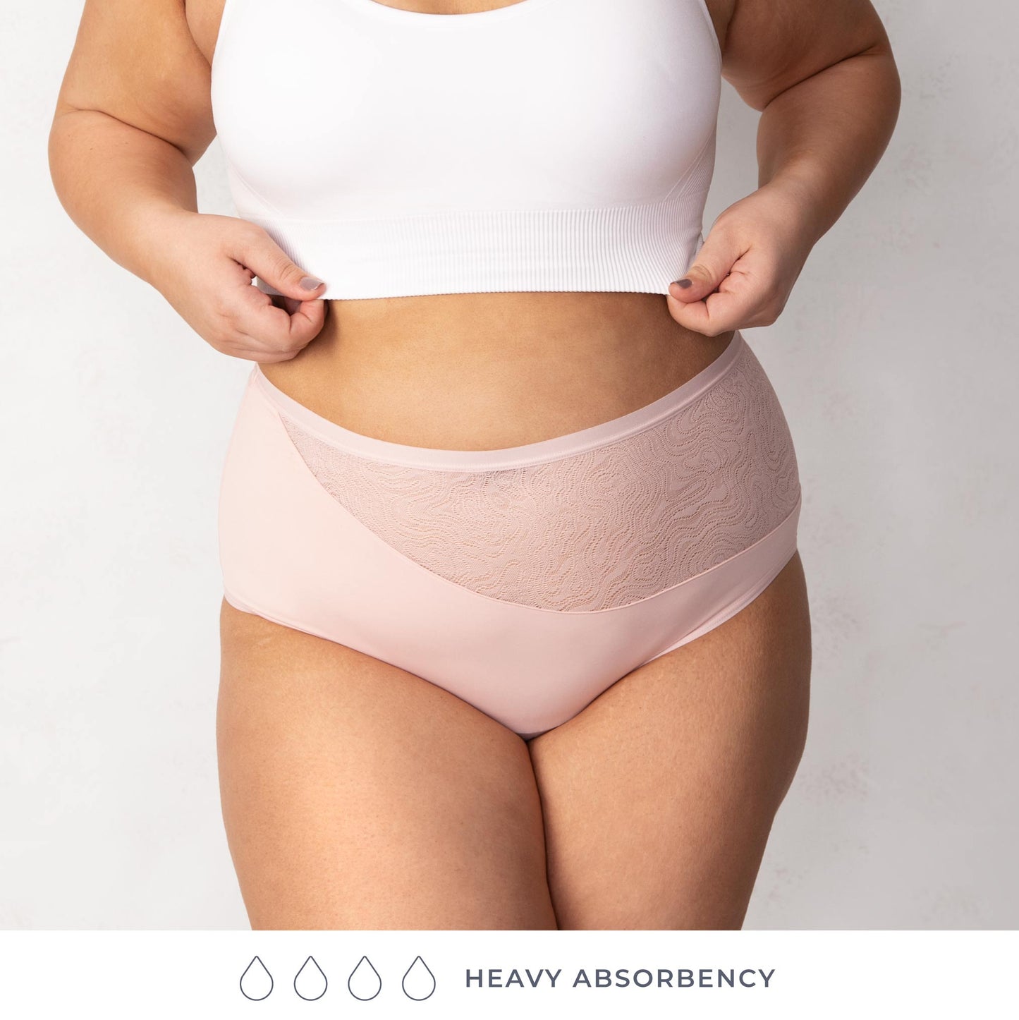 Saalt Wear Leakproof Lace High Waist - Heavy Absorbency
