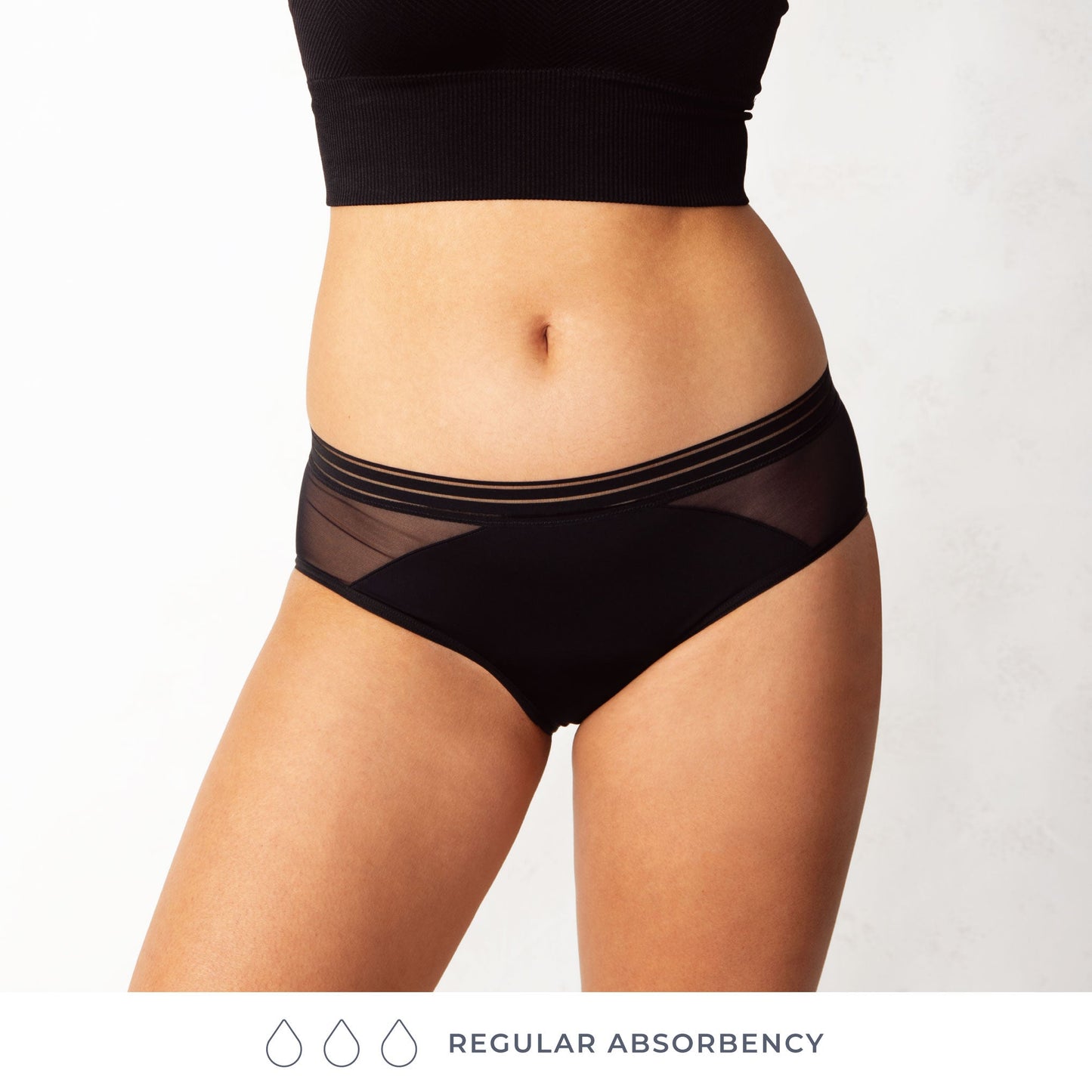Saalt Wear Leakproof Mesh Hipster - Regular Absorbency