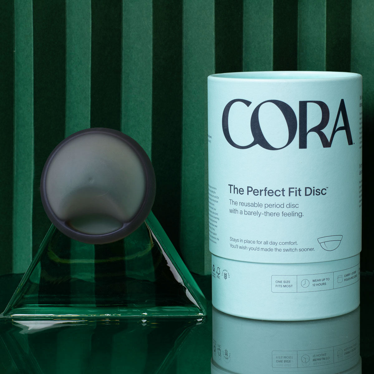Cora the Free-To-Flow Period Underwear (l/black)