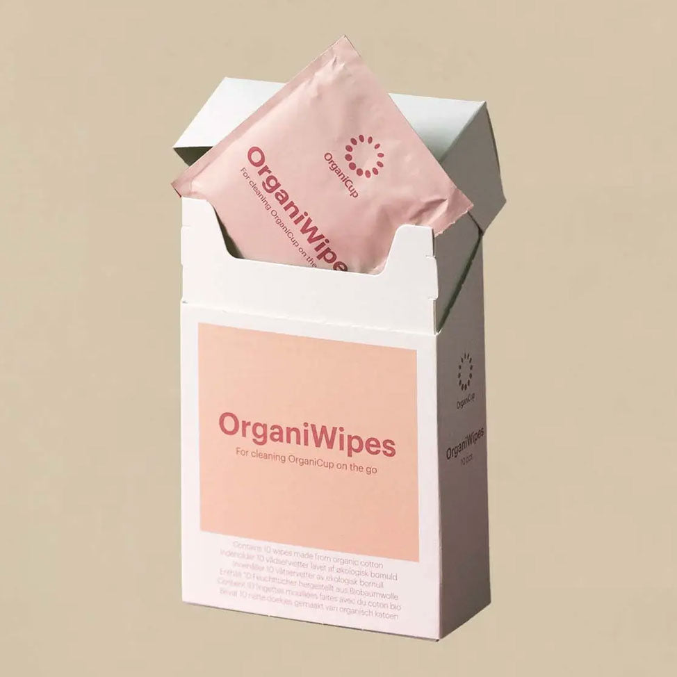 OrganiWipes Menstrual Cup Wipes