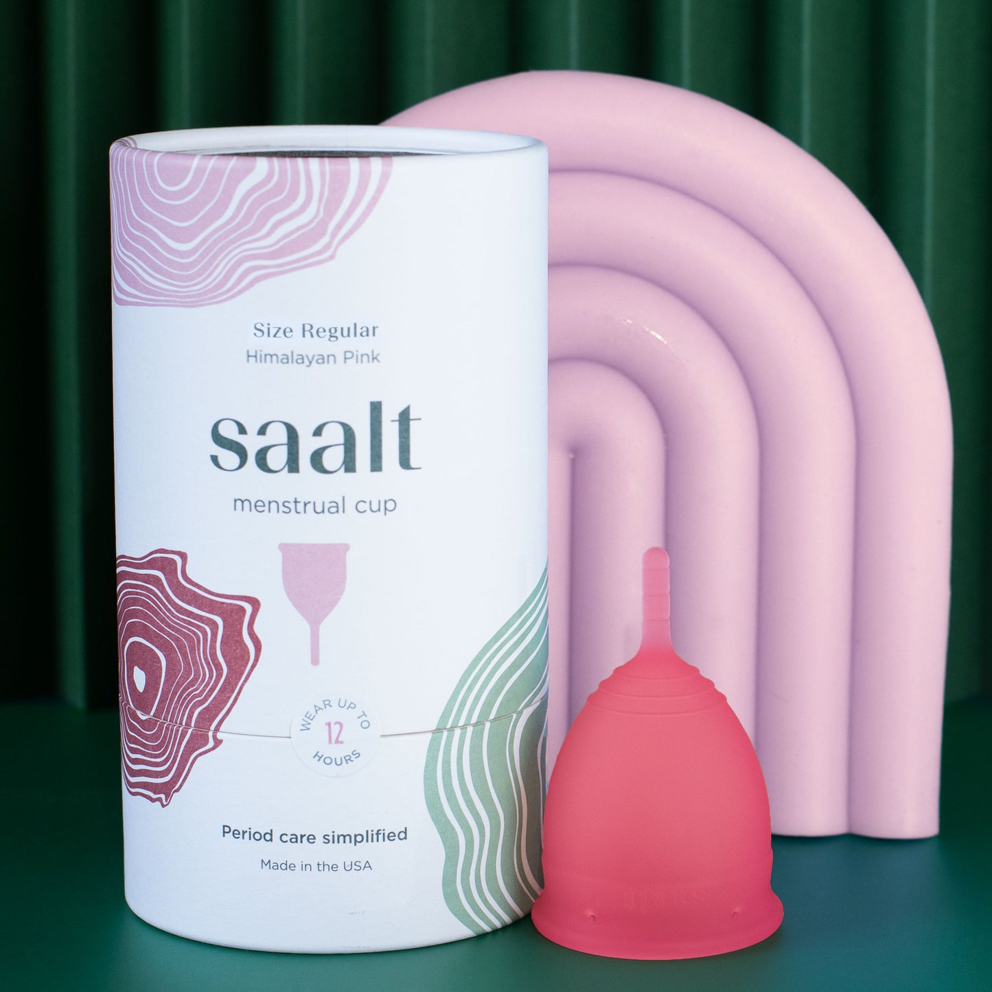 Saalt Regular in Himalayan Pink with packaging