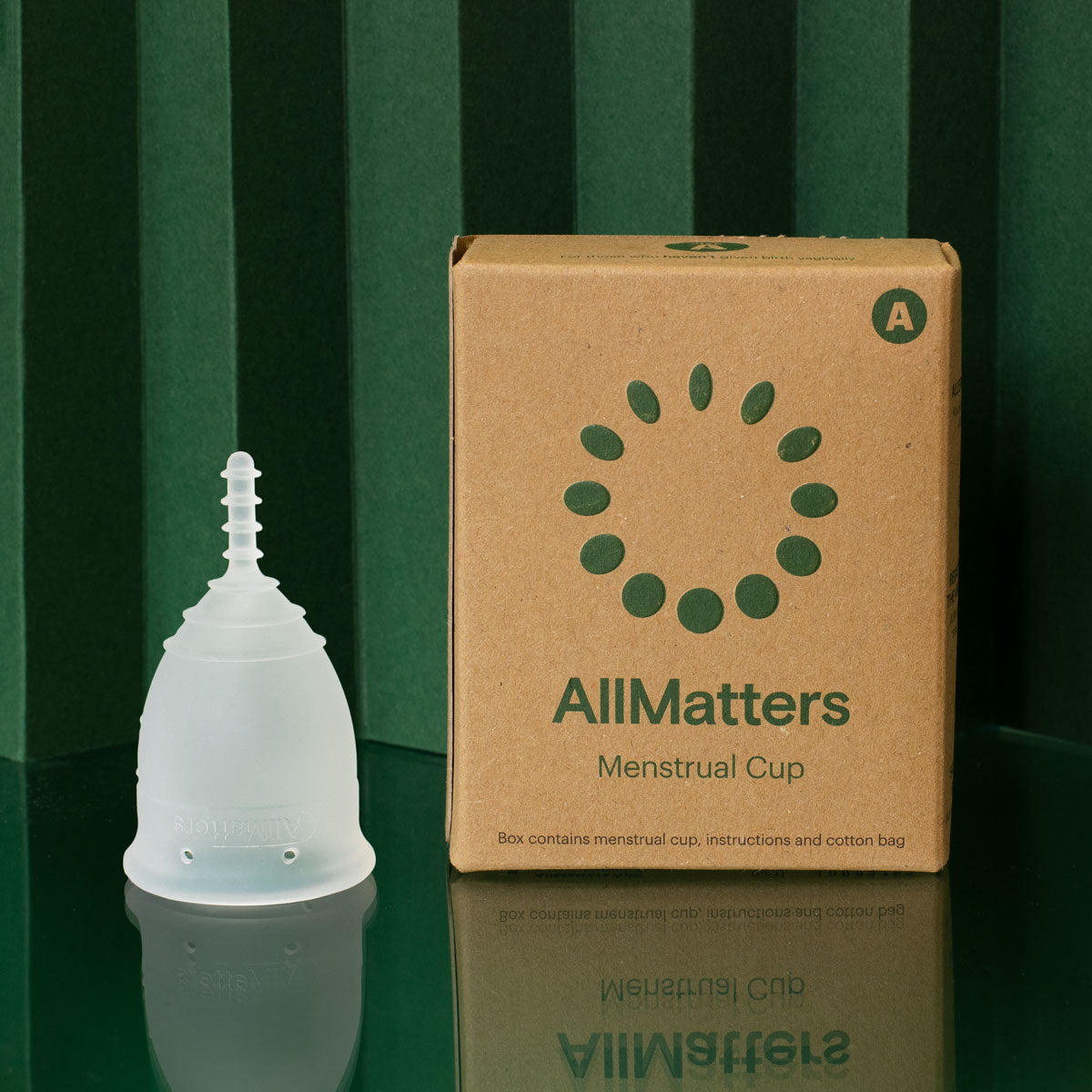 AllMatters size A cup with packaging