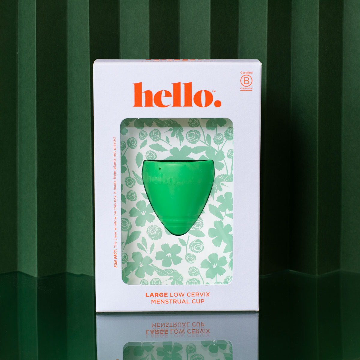 Hello Cup Low Cervix menstrual cup large
