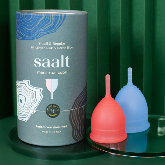 saalt cup duo pack with small and regular 