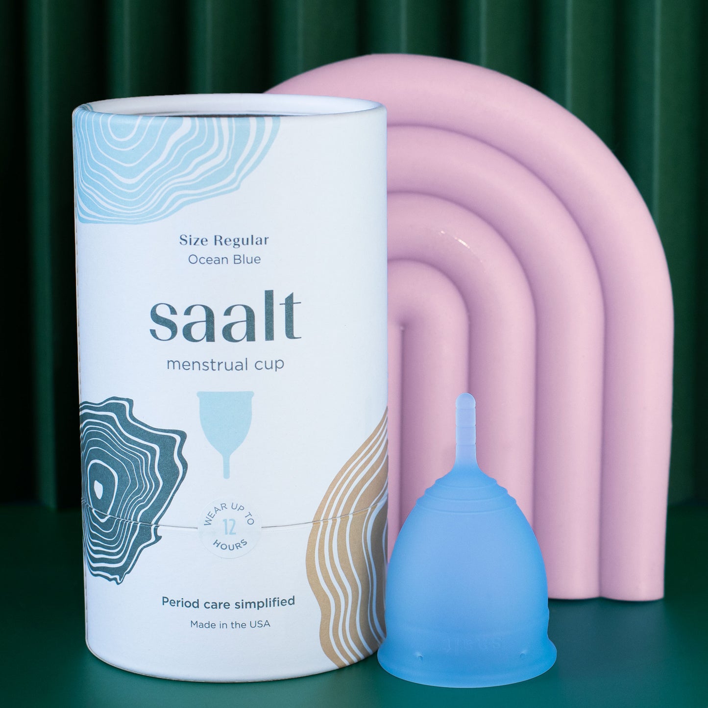 Saalt Regular in Ocean Blue with packaging
