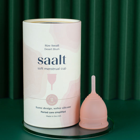 Saalt Soft small desert blush packaging