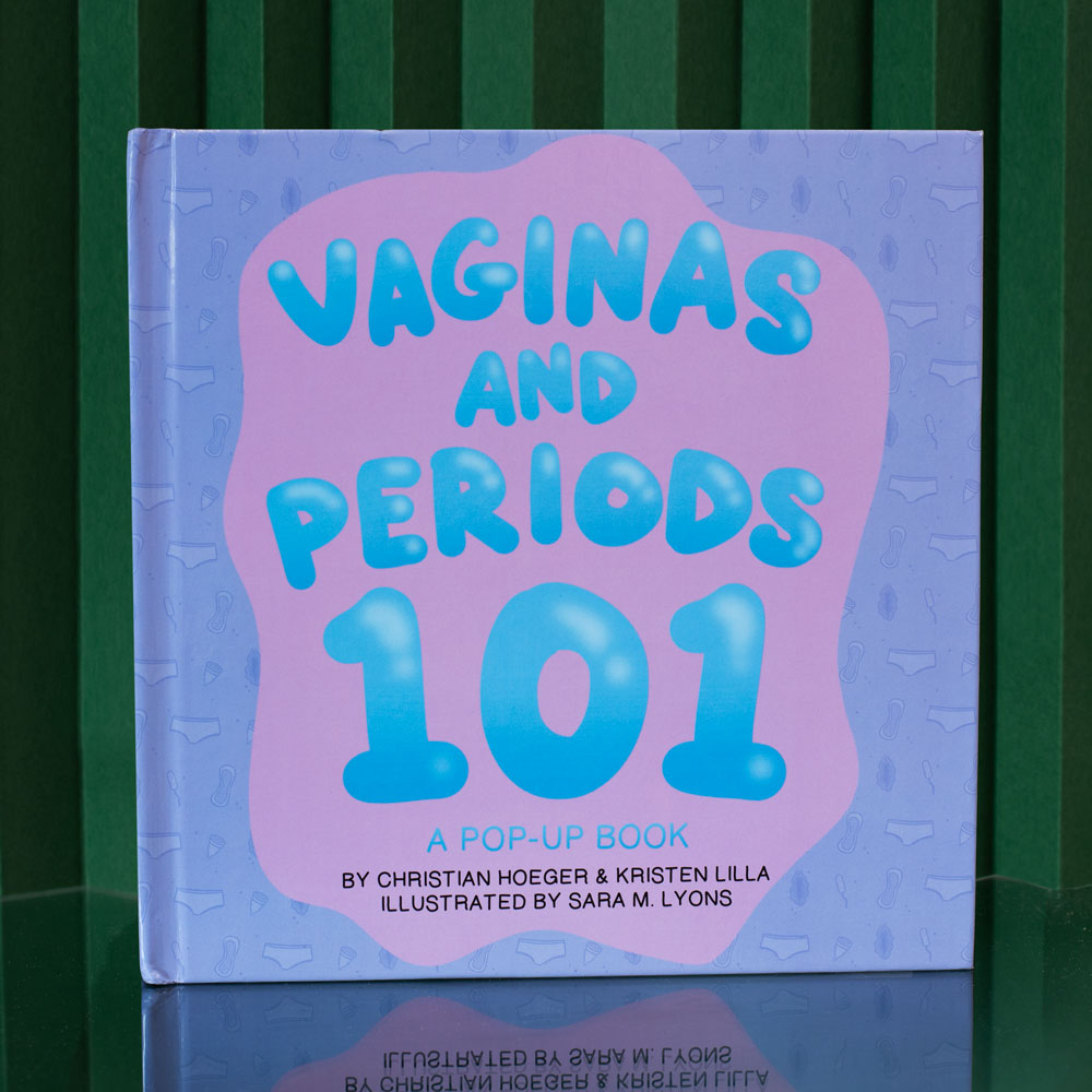 vaginas and periods 101 childrens pop-up sex ed book cover
